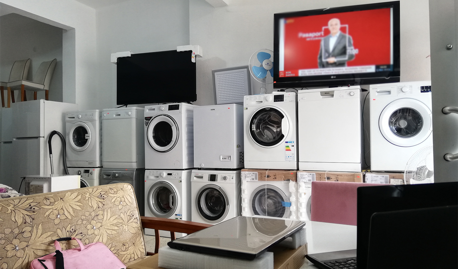İkinci el beyaz eşya - çamaşır makinesi ve televizyon alım satım