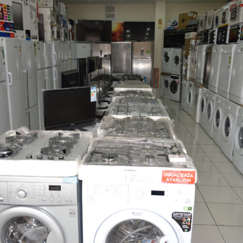 2. el 8-9-10 kg çamaşır makineleri ve ocak, buzdolapları mağazamızda